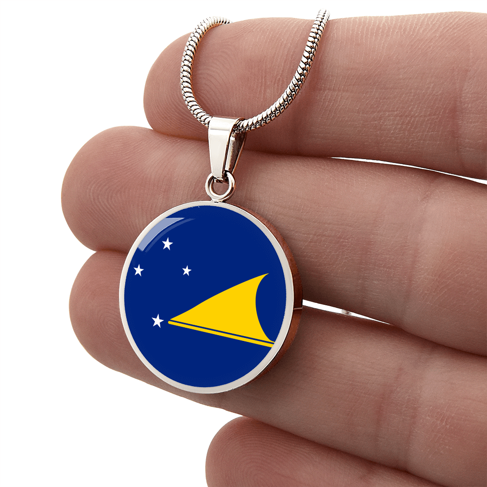 Tokelau Flag Pendant Necklace