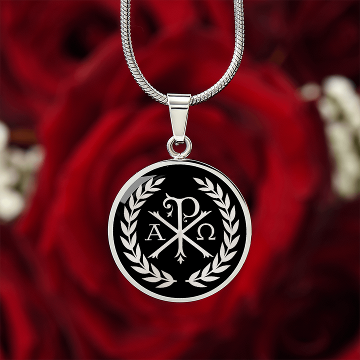 Chi Rho Christian Necklace