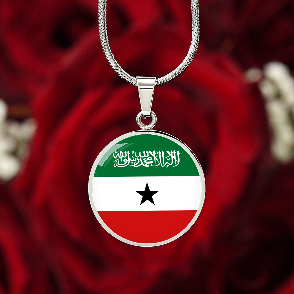 Somaliland Flag Pendant Necklace