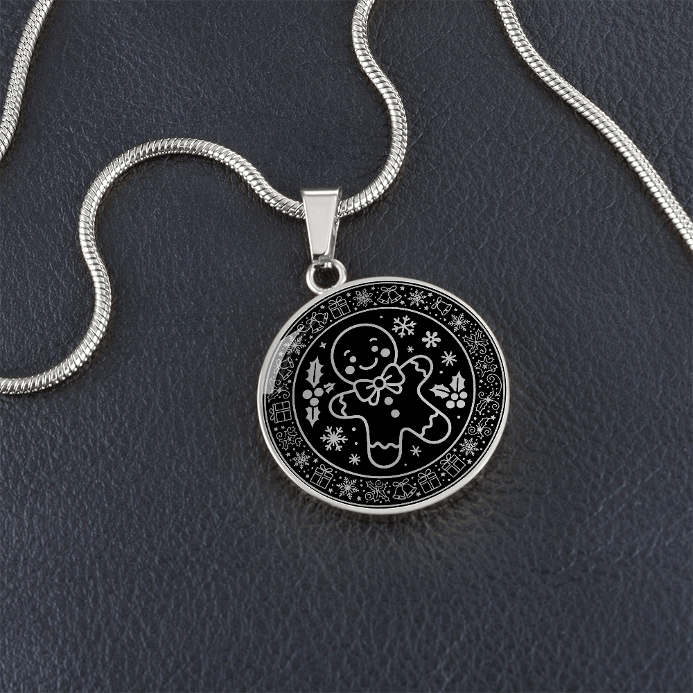 Christmas Gingerbread Necklace