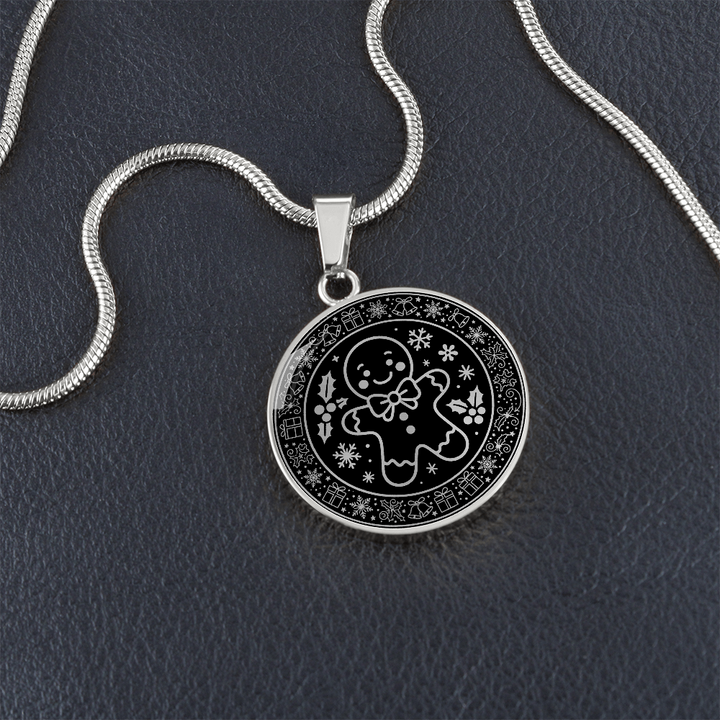 Christmas Gingerbread Necklace
