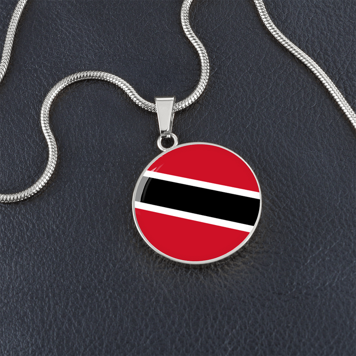 Trinidad Flag Pendant Necklace