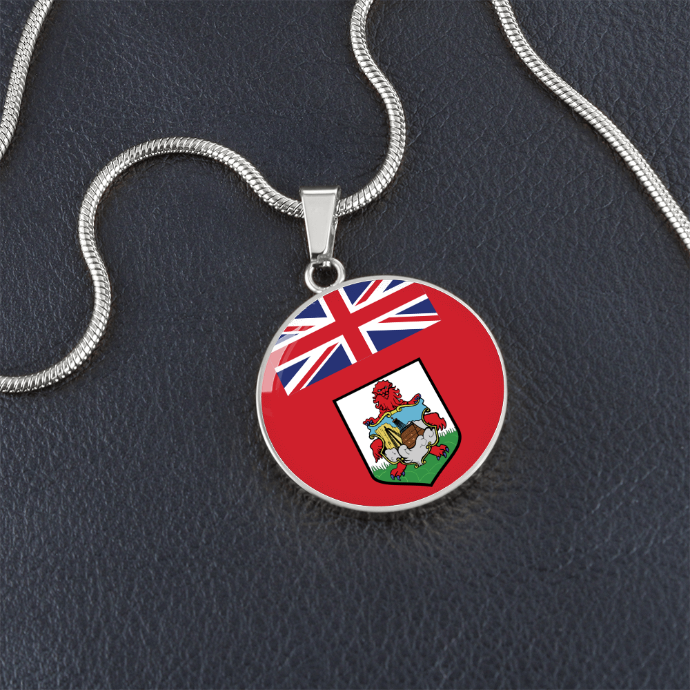 Bermuda Flag Pendant Necklace