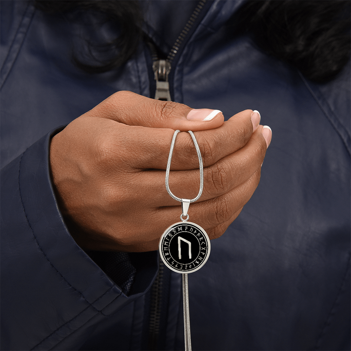 Elder Futhark Rune Protection Necklace