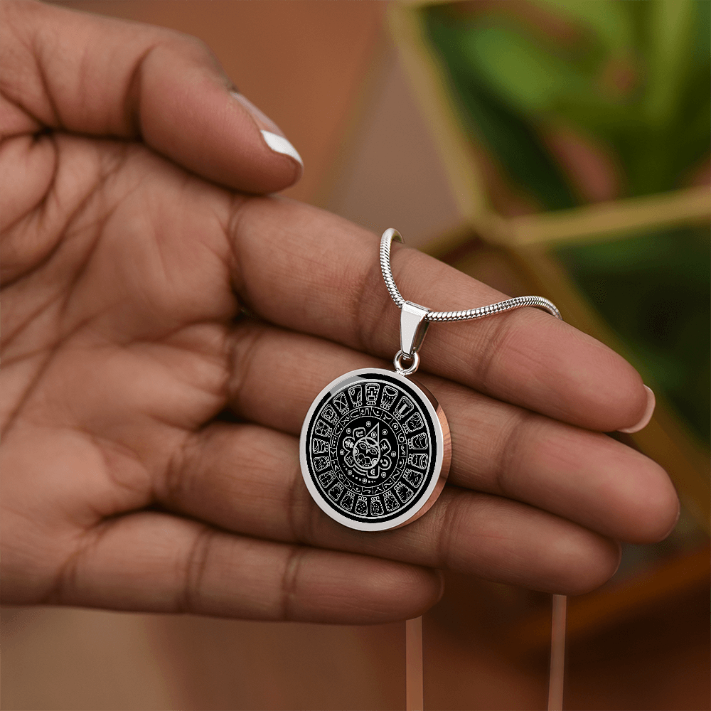 Mayan Calendar Necklace