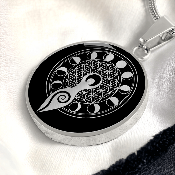 Divine Feminine Moon Necklace