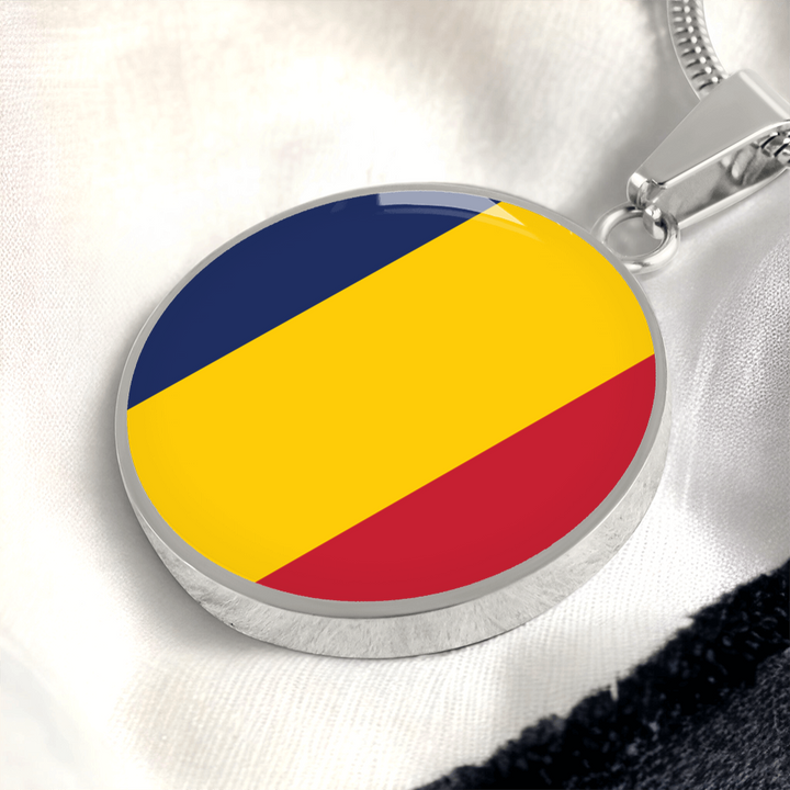 Chad Flag Pendant Necklace