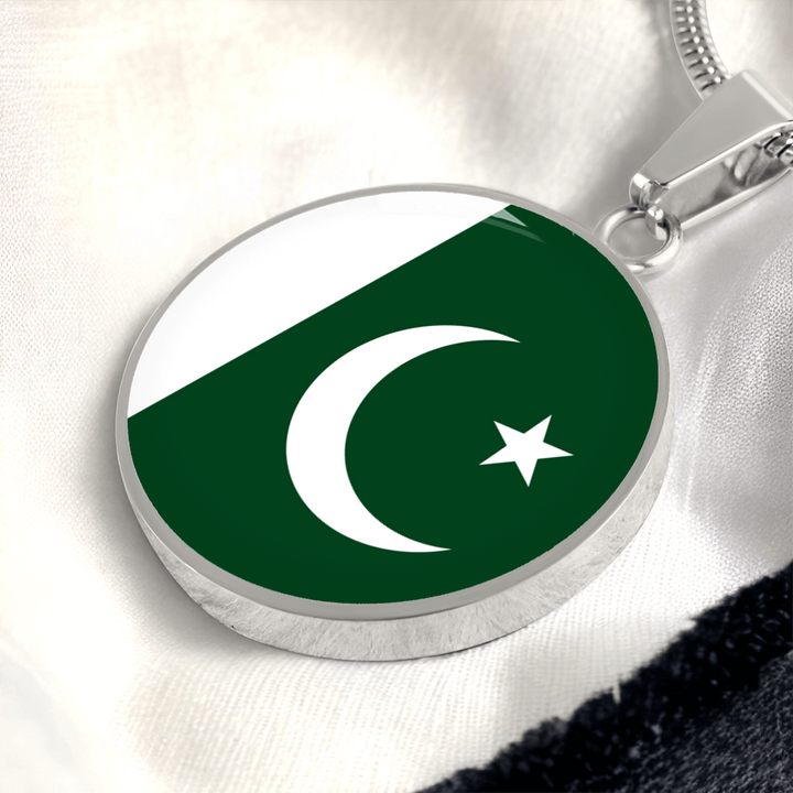 Pakistan Flag Pendant Necklace