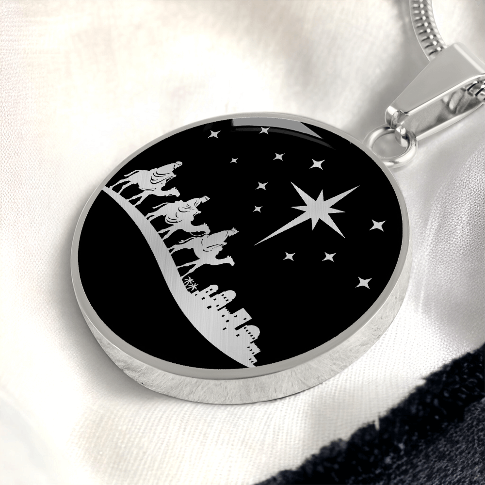 Three Kings Nativity Necklace