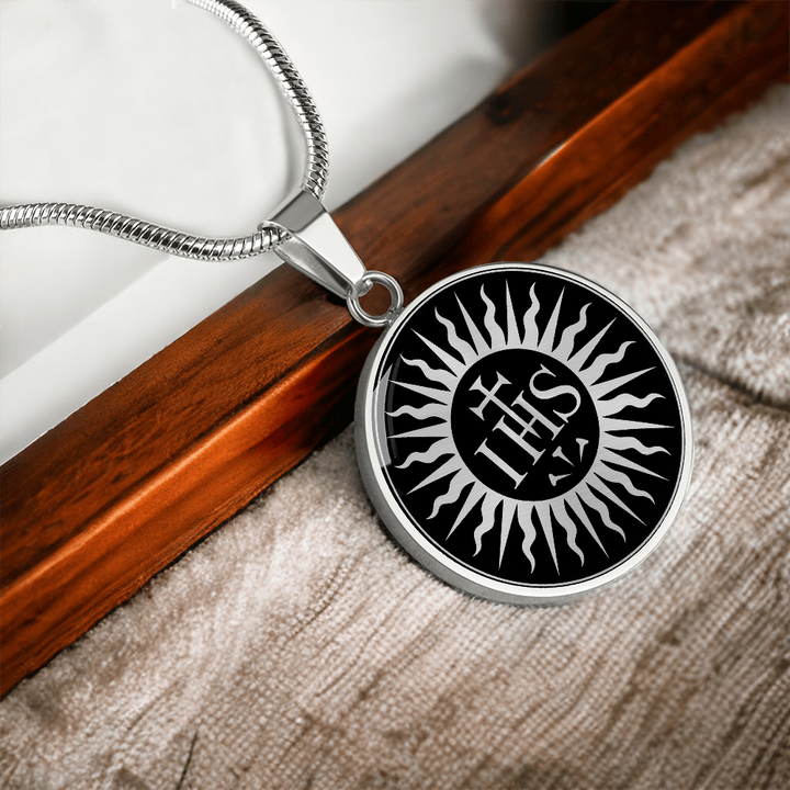 IHS Christogram Necklace