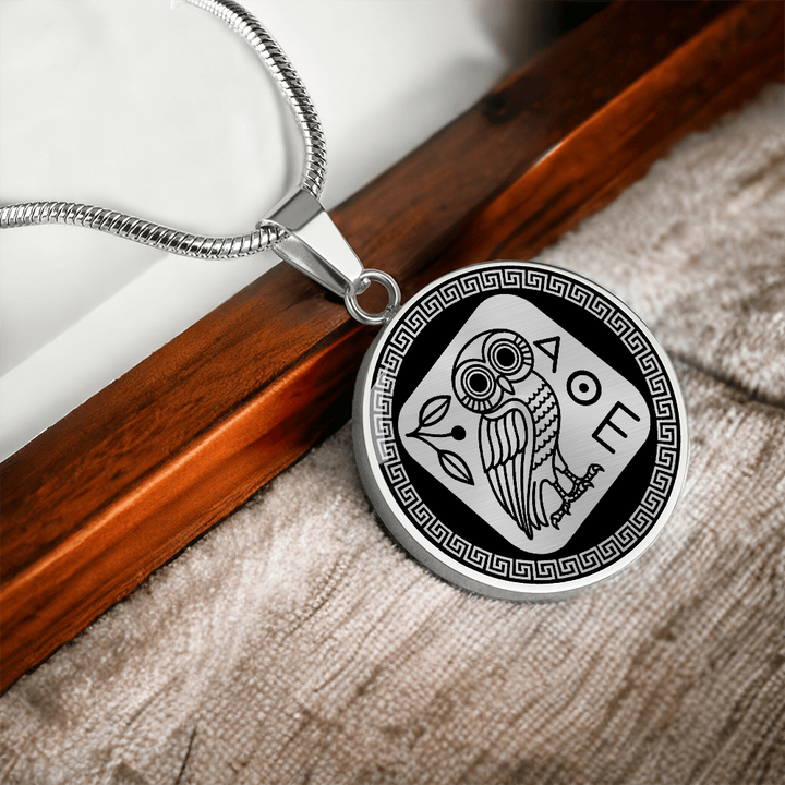 Owl of Athena Necklace