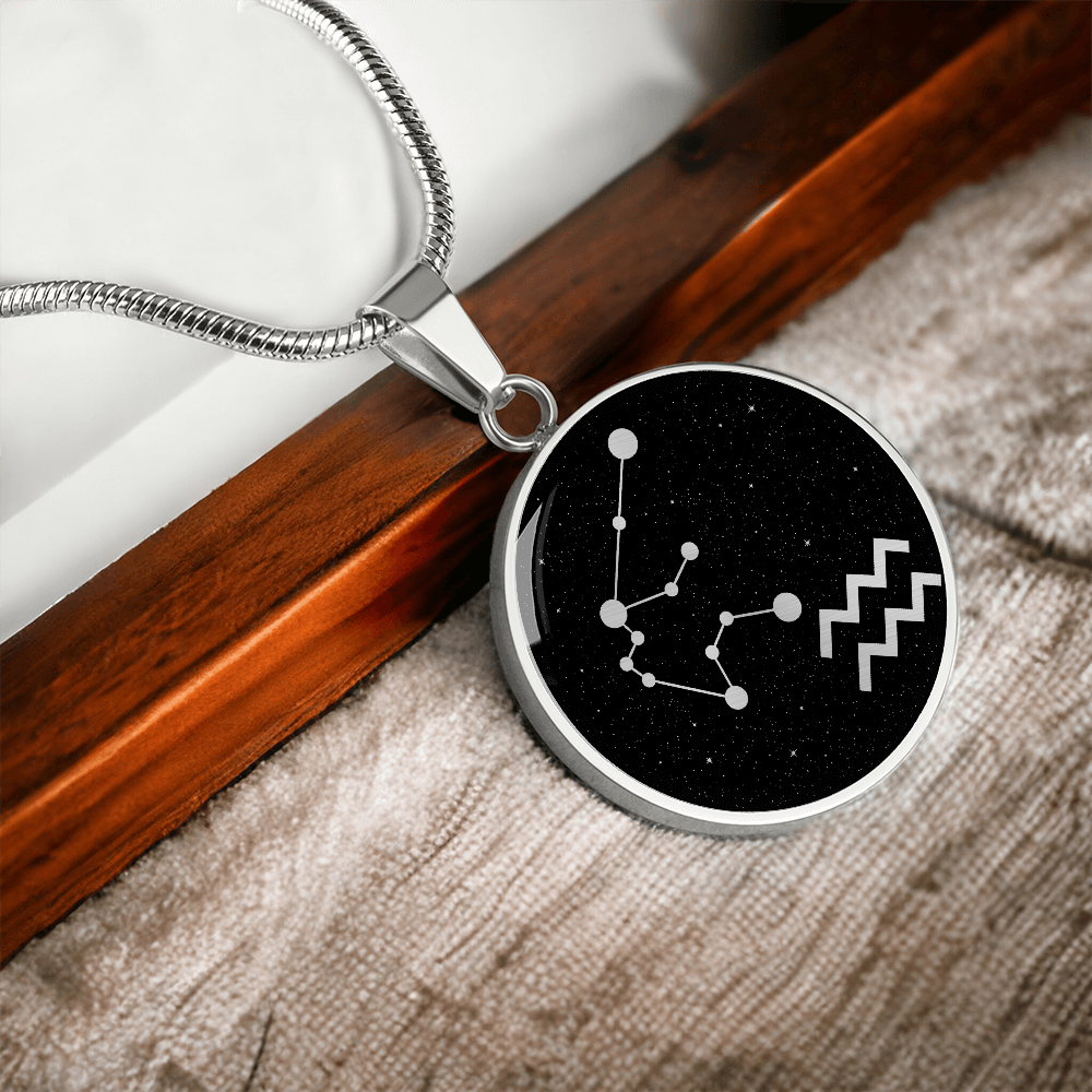 Aquarius Zodiac Necklace