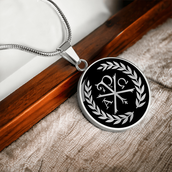 Chi Rho Christian Necklace