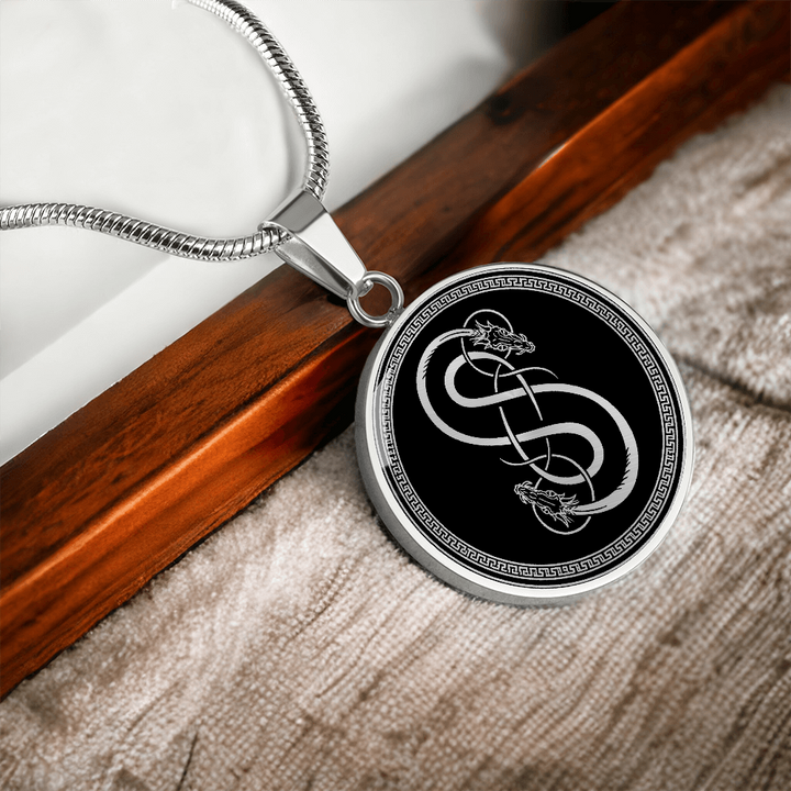 Infinity Dragon Necklace