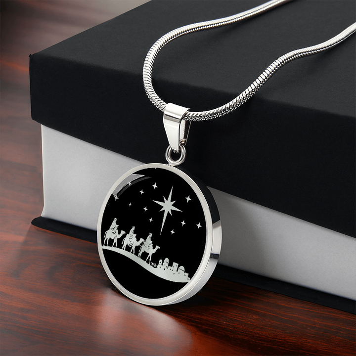 Three Kings Nativity Necklace