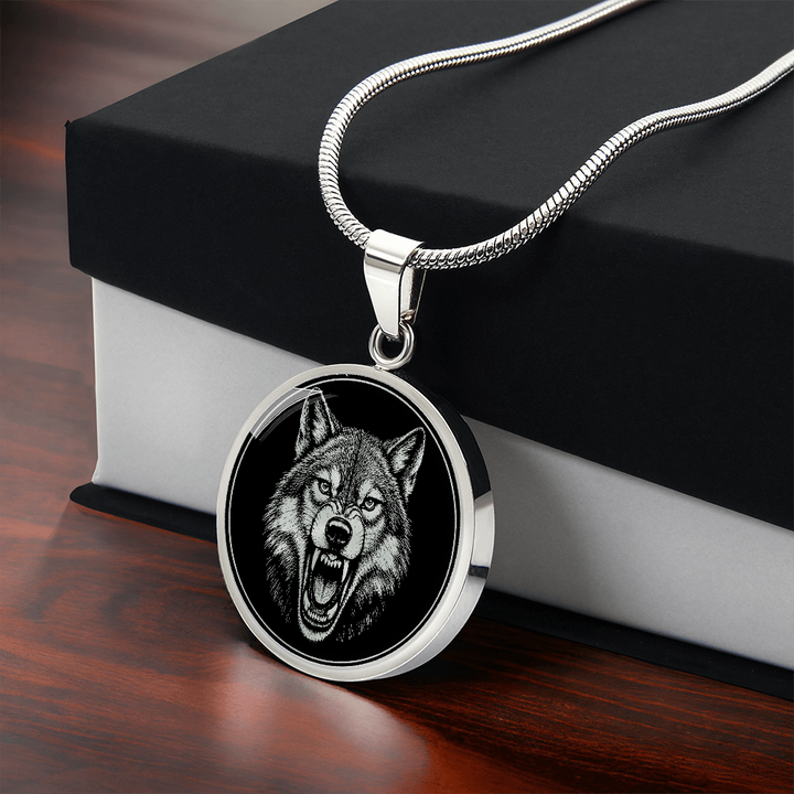 Fierce Wolf Necklace