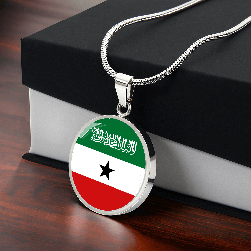 Somaliland Flag Pendant Necklace