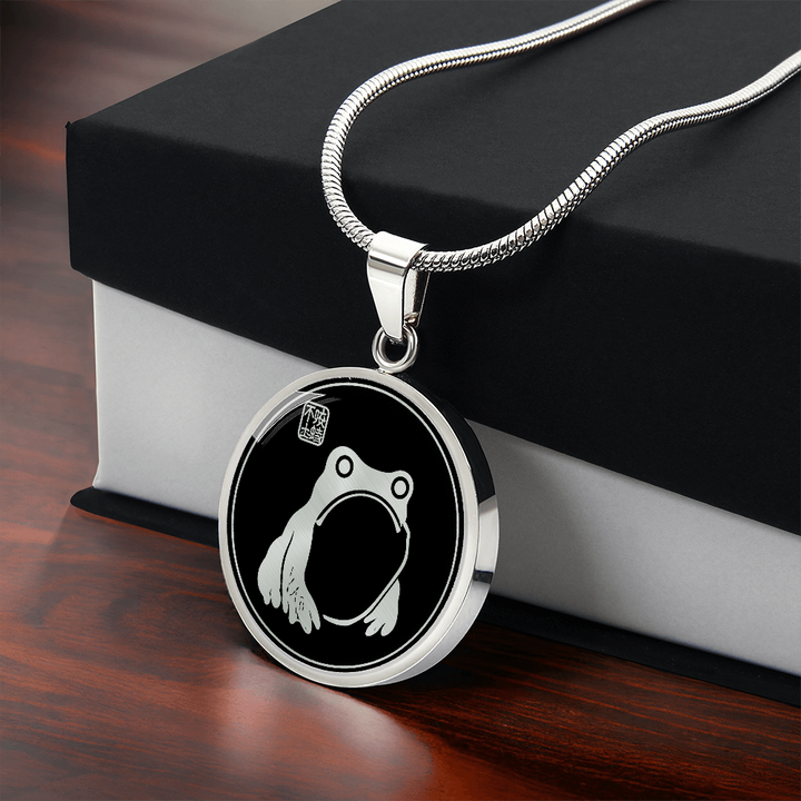 Golden Frog Spirit Necklace