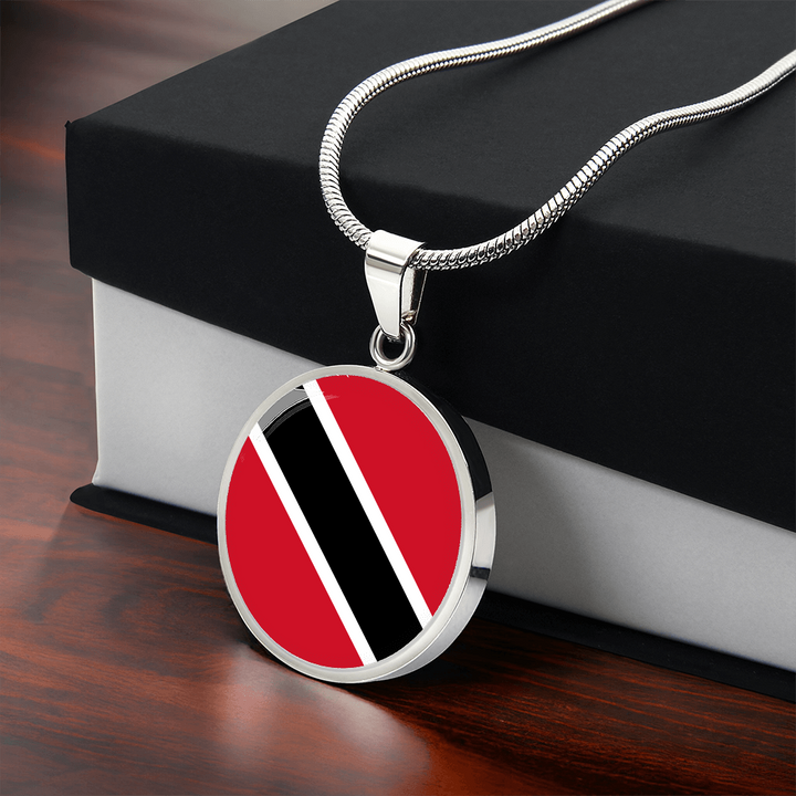 Trinidad Flag Pendant Necklace