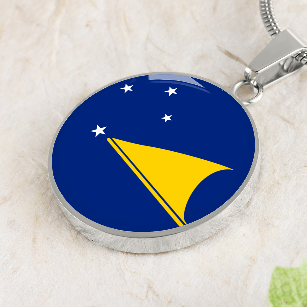 Tokelau Flag Pendant Necklace
