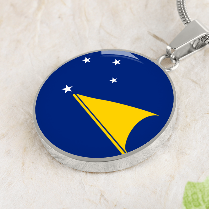 Tokelau Flag Pendant Necklace