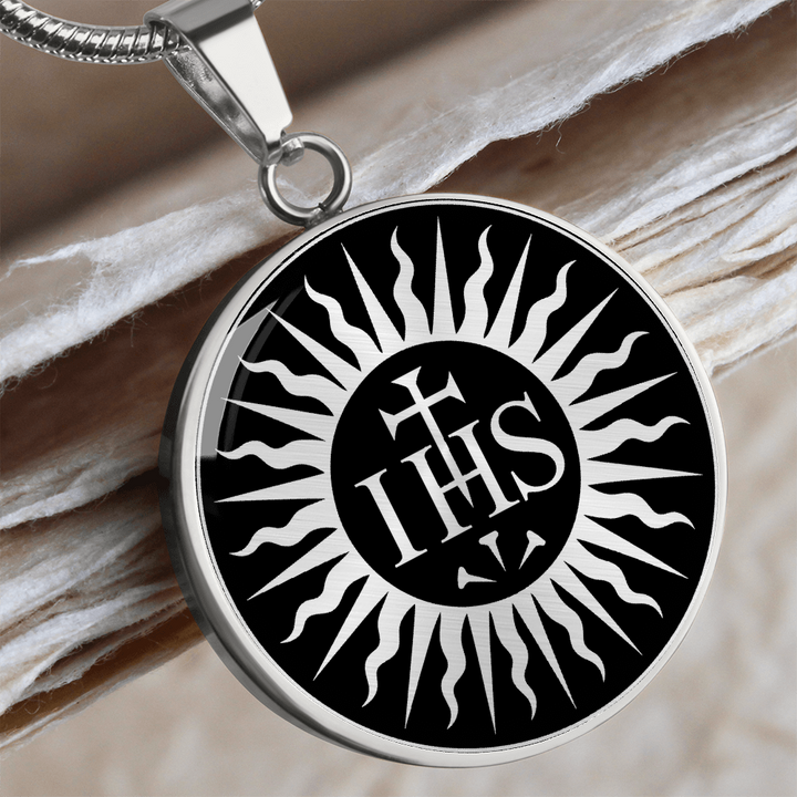 IHS Christogram Necklace