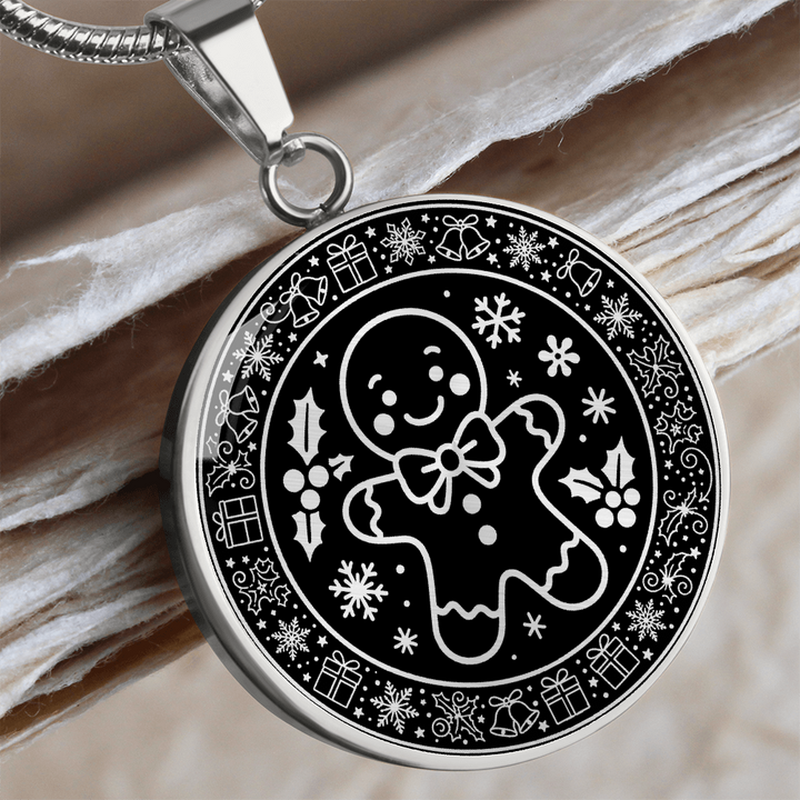 Christmas Gingerbread Necklace