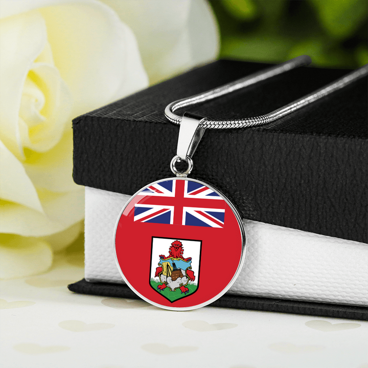 Bermuda Flag Pendant Necklace