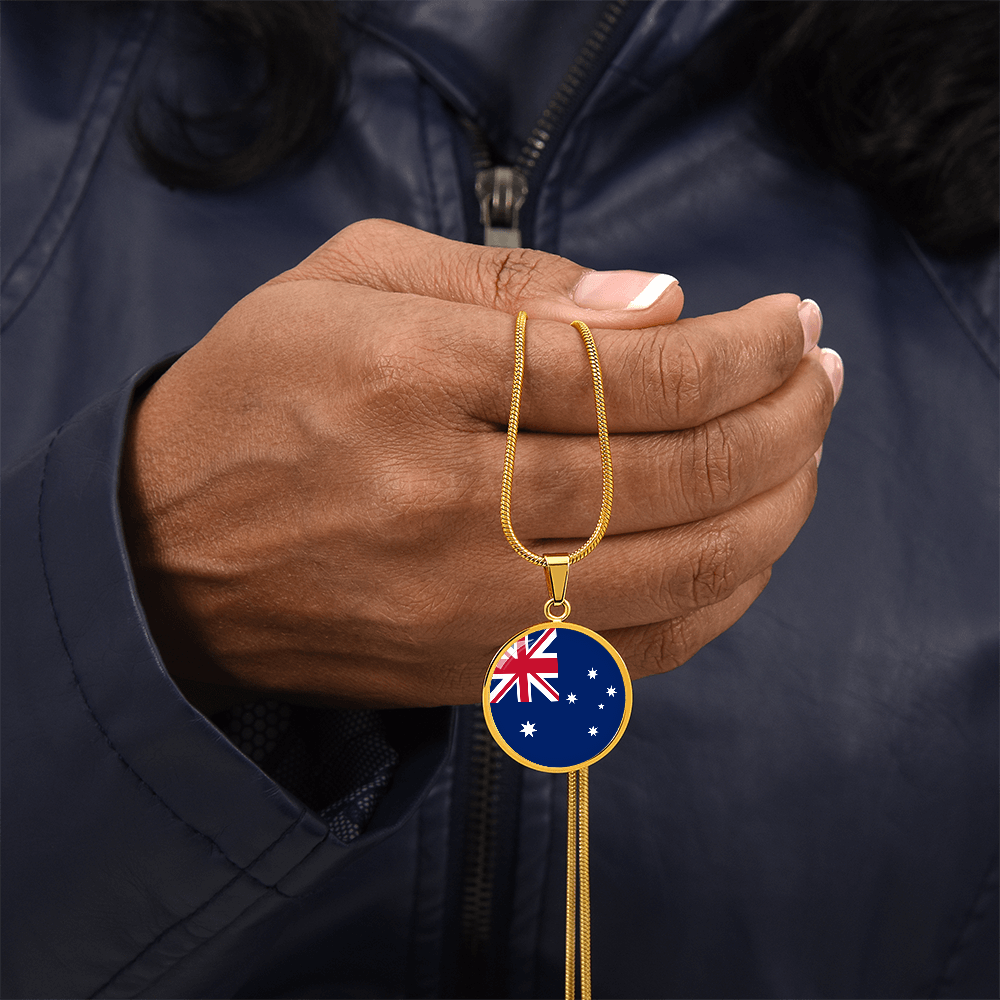 Australia Flag Pendant Necklace