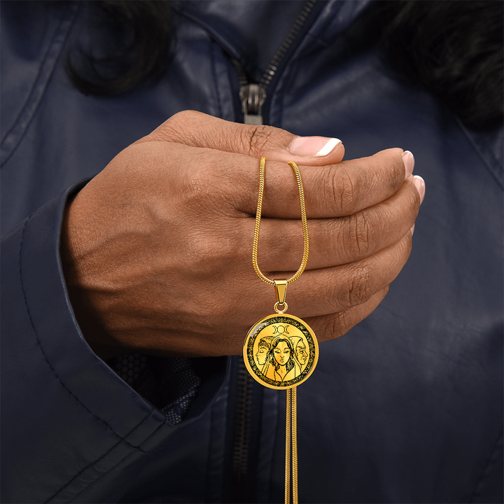 Triple Goddess Necklace