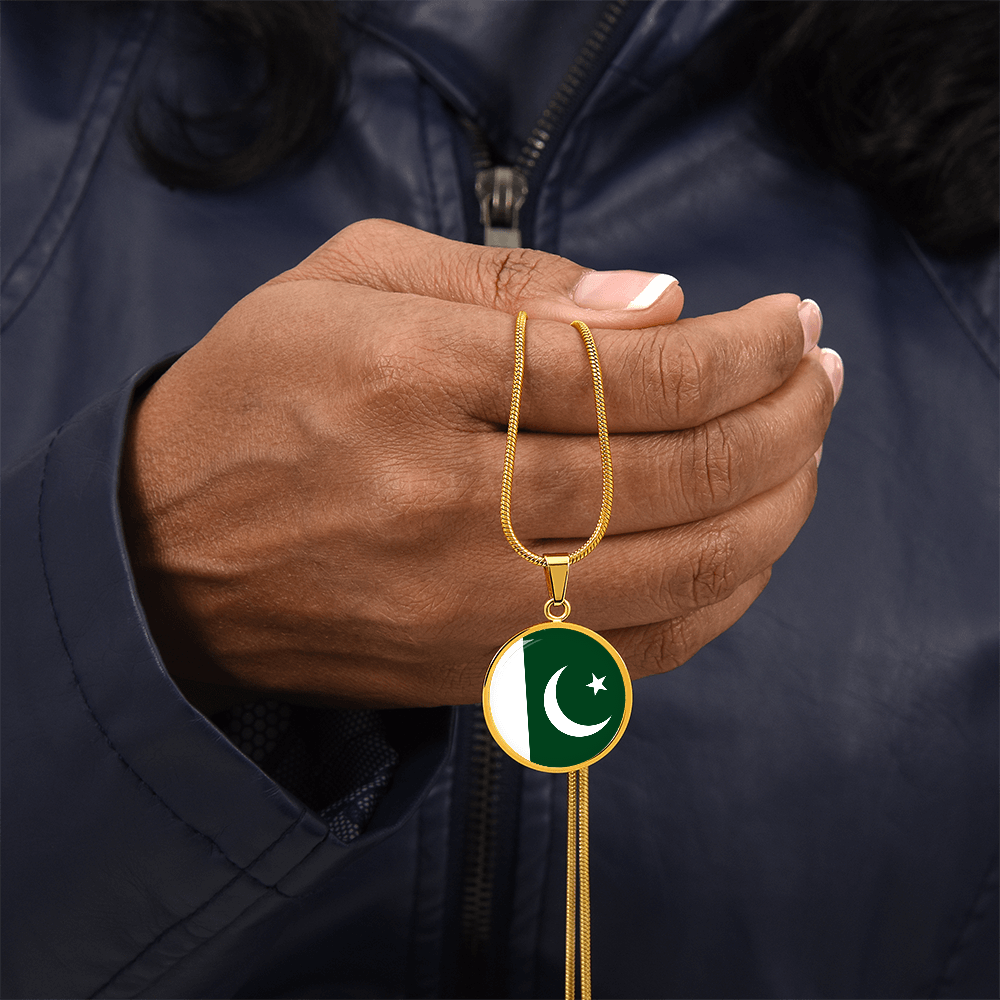Pakistan Flag Pendant Necklace