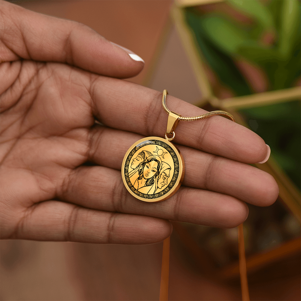 Triple Goddess Necklace