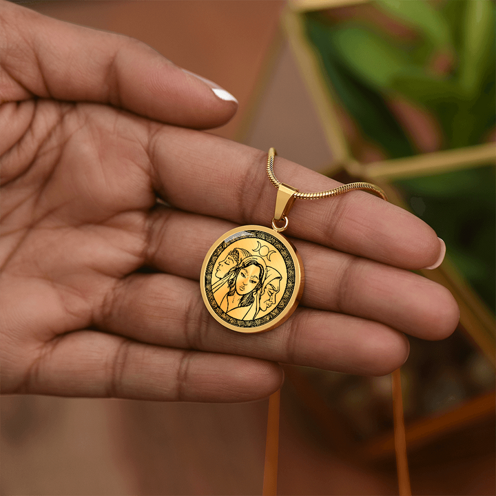 Triple Goddess Necklace