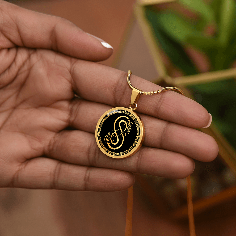 Infinity Dragon Necklace