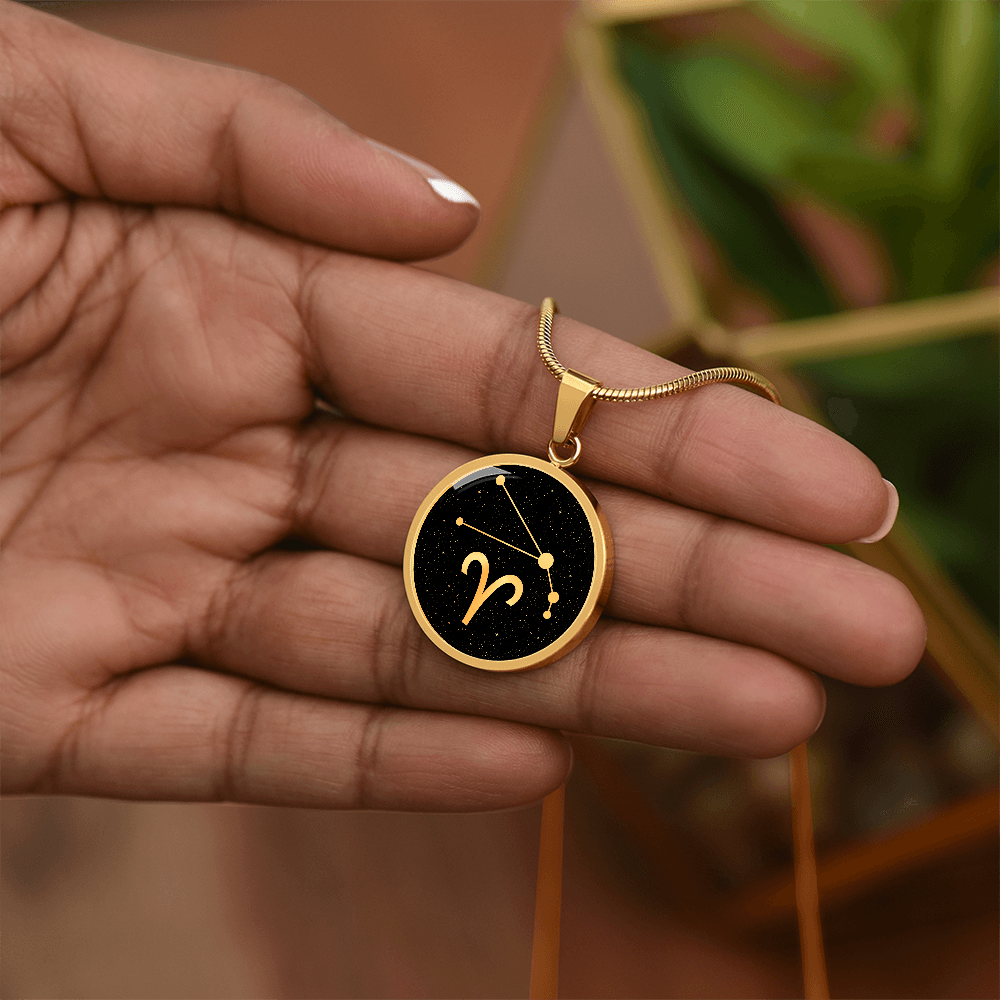 Aries Zodiac Necklace