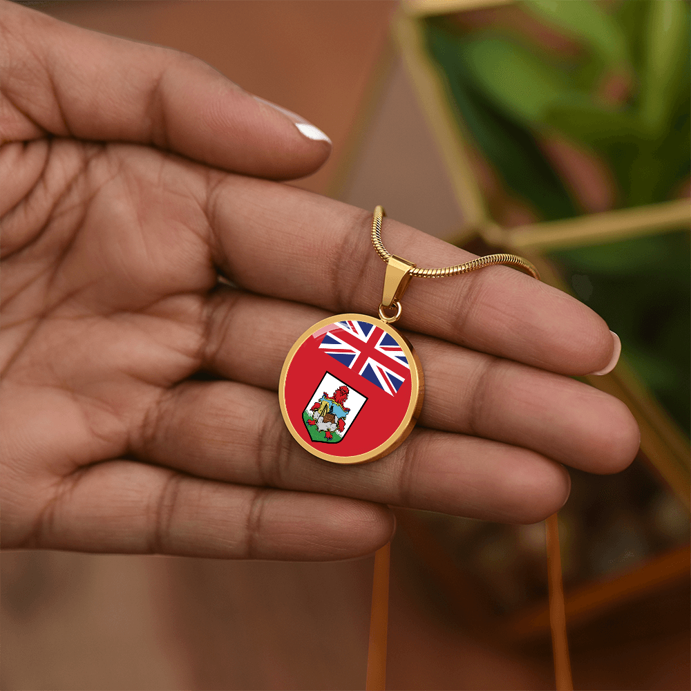 Bermuda Flag Pendant Necklace