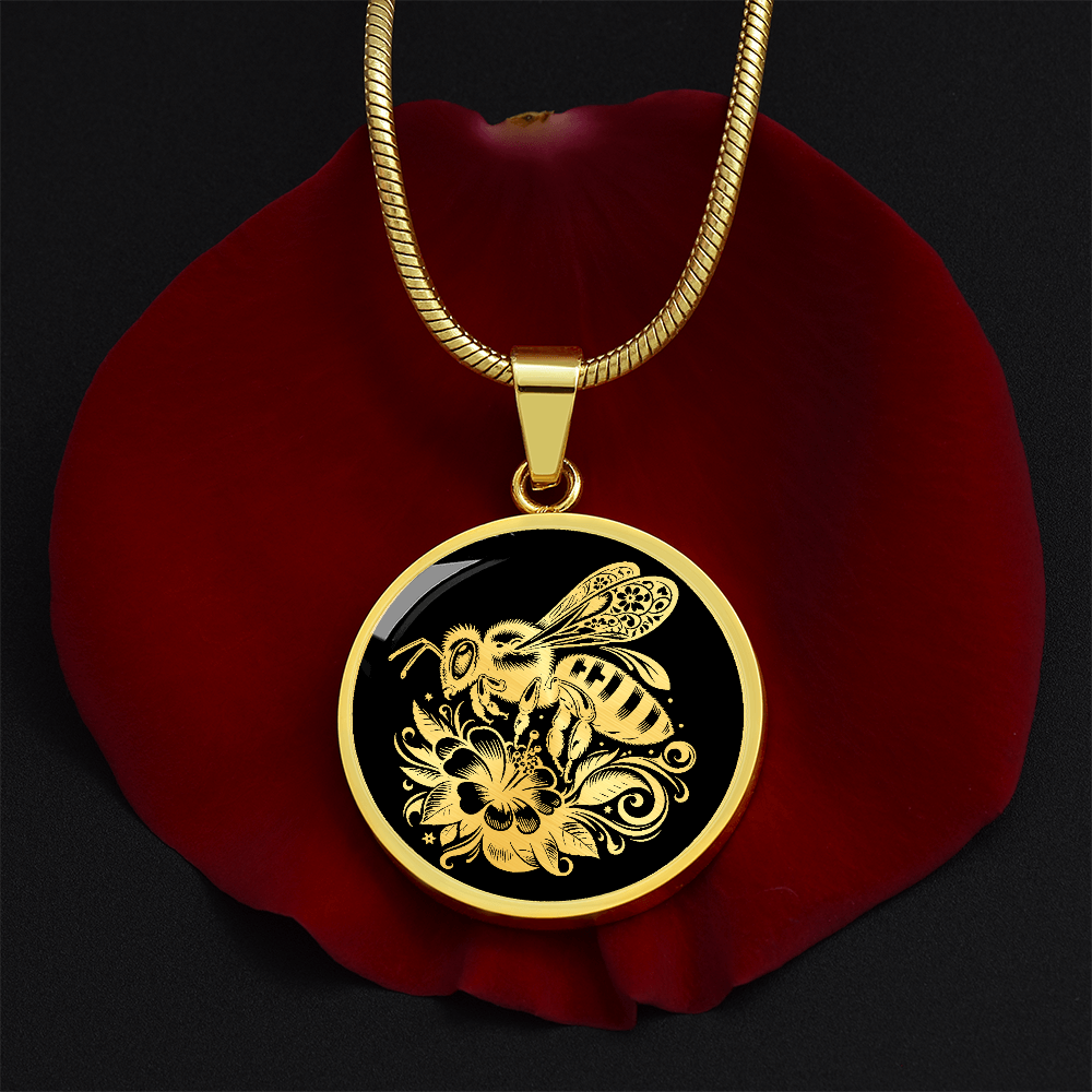 Golden Bee Necklace