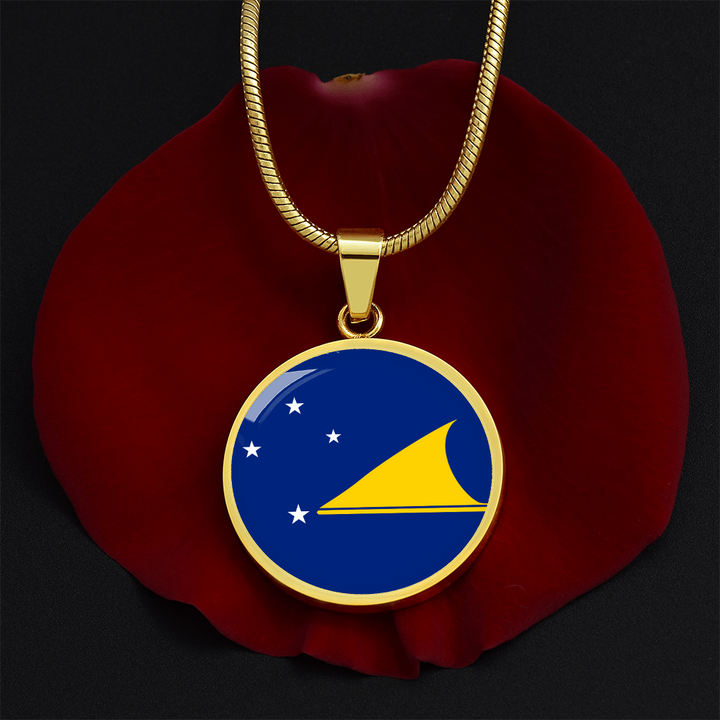 Tokelau Flag Pendant Necklace