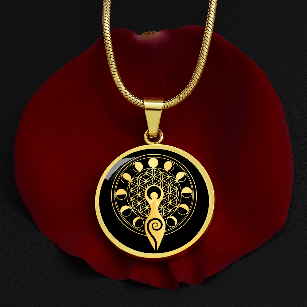 Divine Feminine Moon Necklace