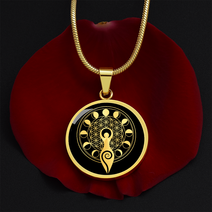 Divine Feminine Moon Necklace