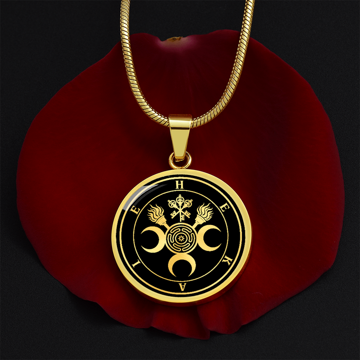 Hekate Triple Moon Necklace