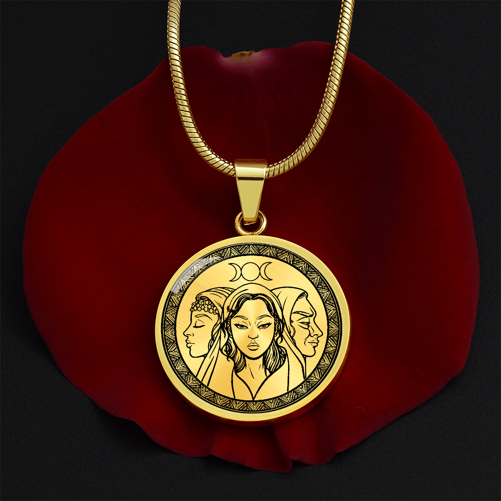 Triple Goddess Necklace