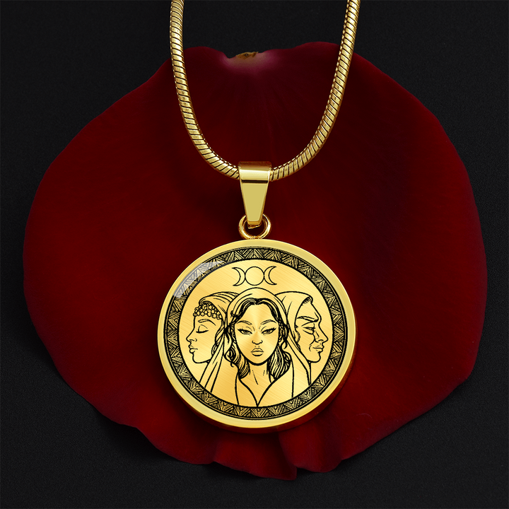Triple Goddess Necklace