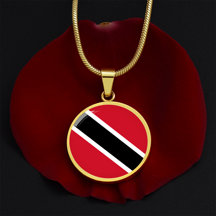 Trinidad Flag Pendant Necklace