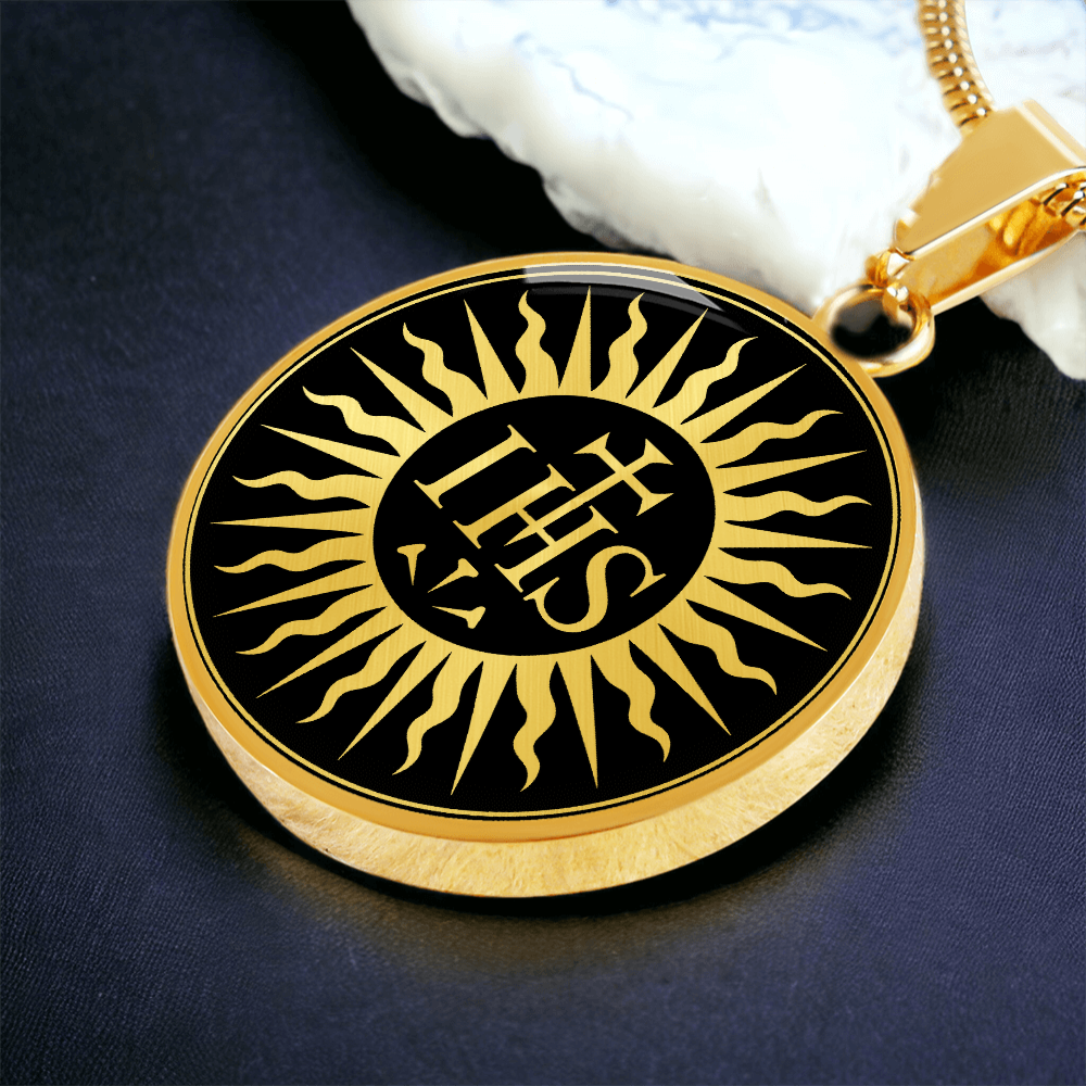IHS Christogram Necklace