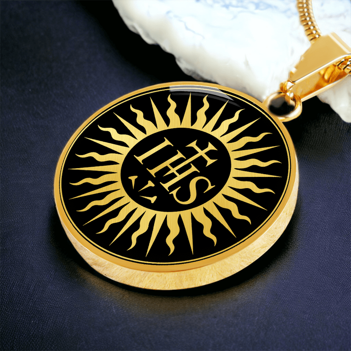 IHS Christogram Necklace