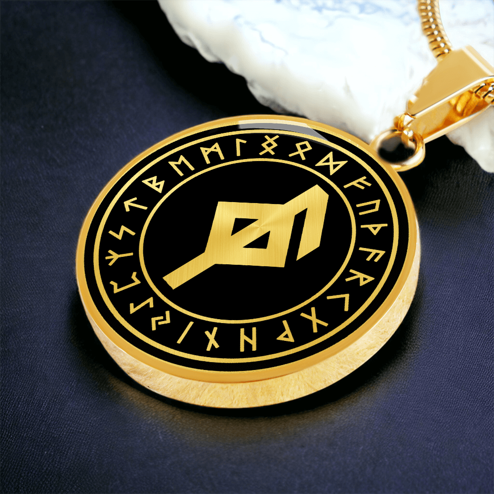 Inguz Rune Necklace