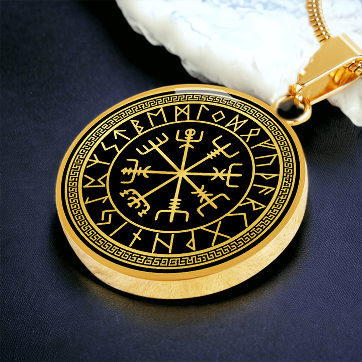 Vegvísir Viking Compass Necklace