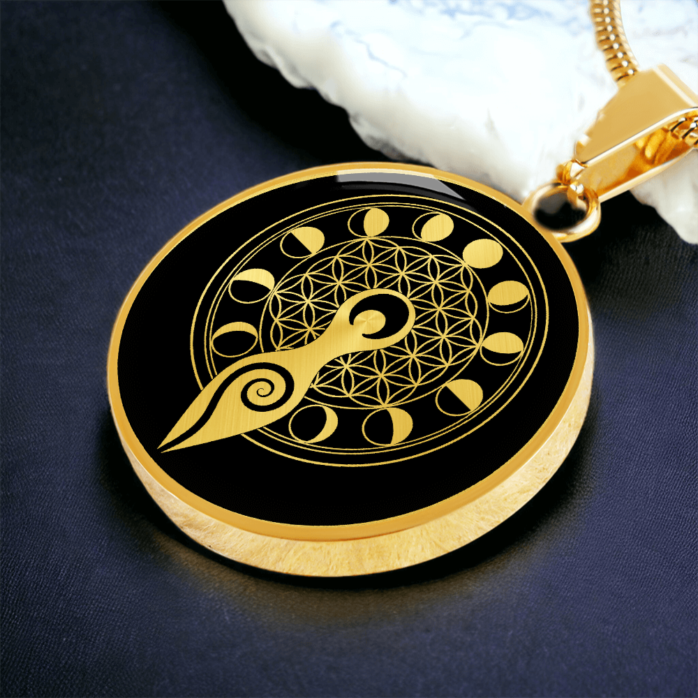Divine Feminine Moon Necklace