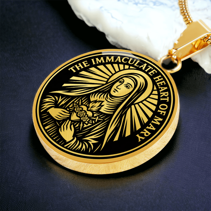 Immaculate Heart of Mary Necklace